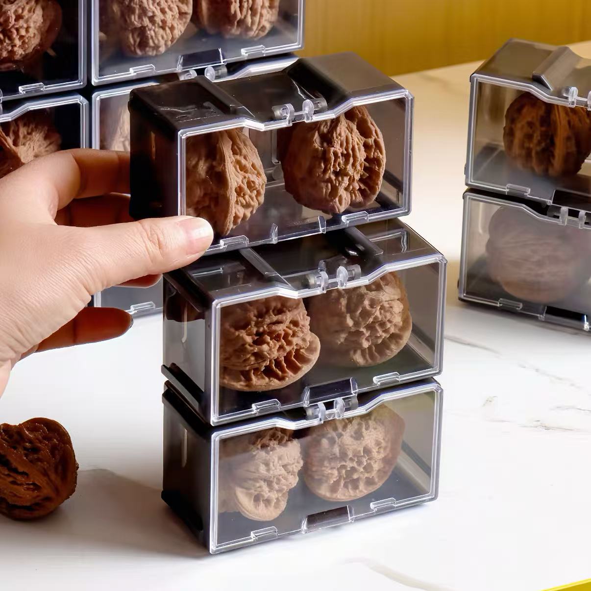 Clear Acrylic Moisture-Resistant Storage Box (For Wenwan Walnuts)