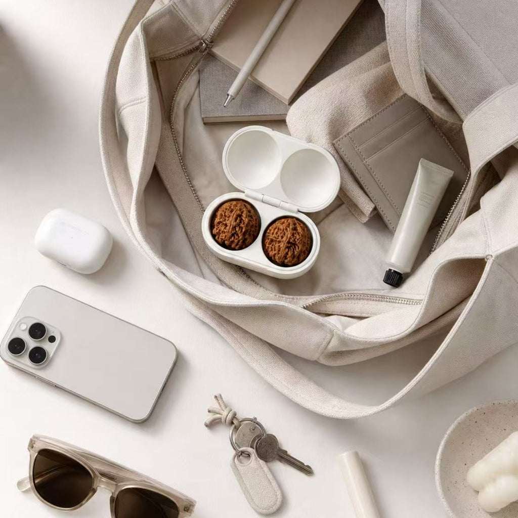 Walnut Pod — Wenwan Walnut Storage Case