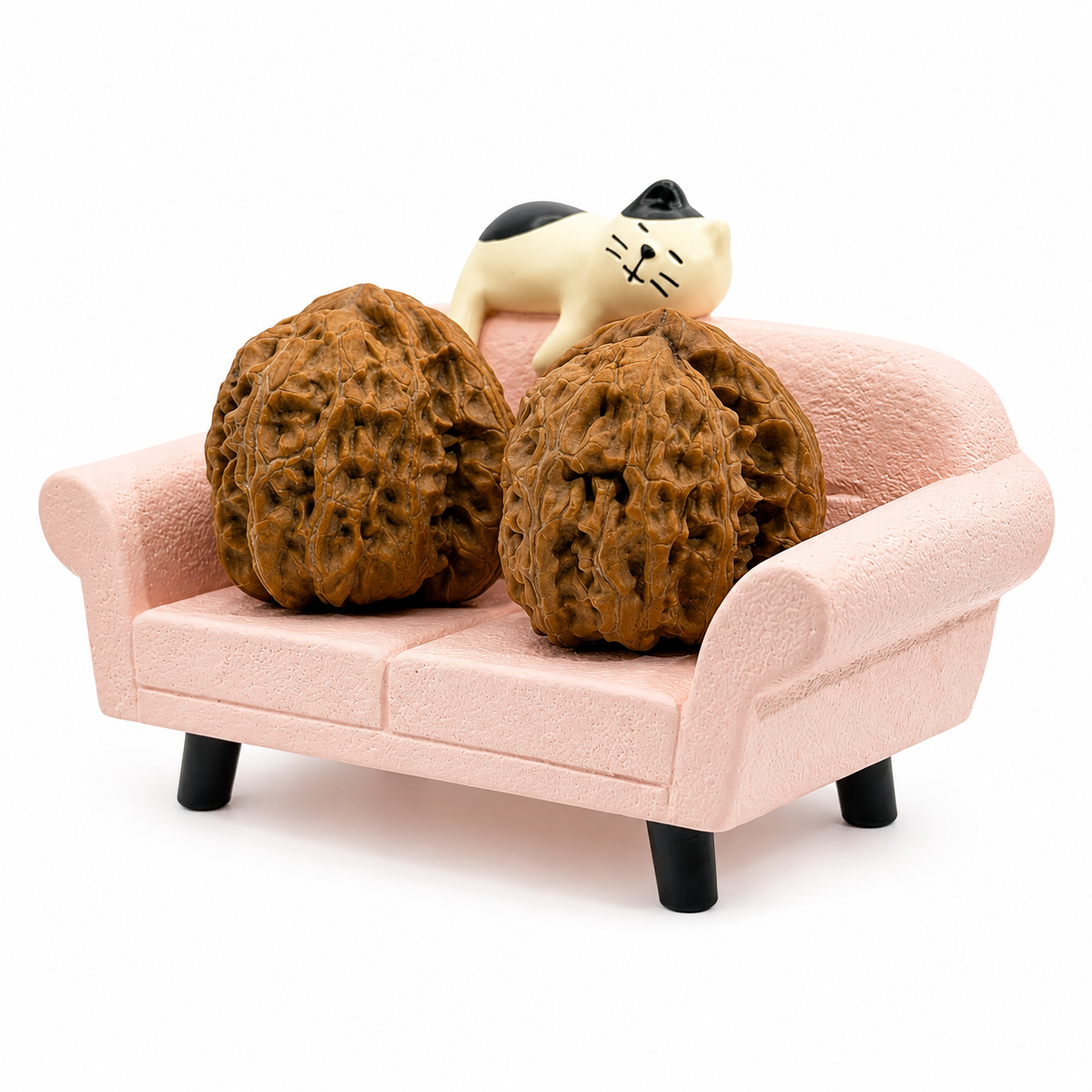 Walnut Lounge Collection | Mini Resin Display Furniture for Wenwan Walnuts