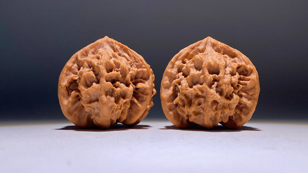 Dragon Scale Three-Ridge Wenwan Walnut · 53mm · Heirloom