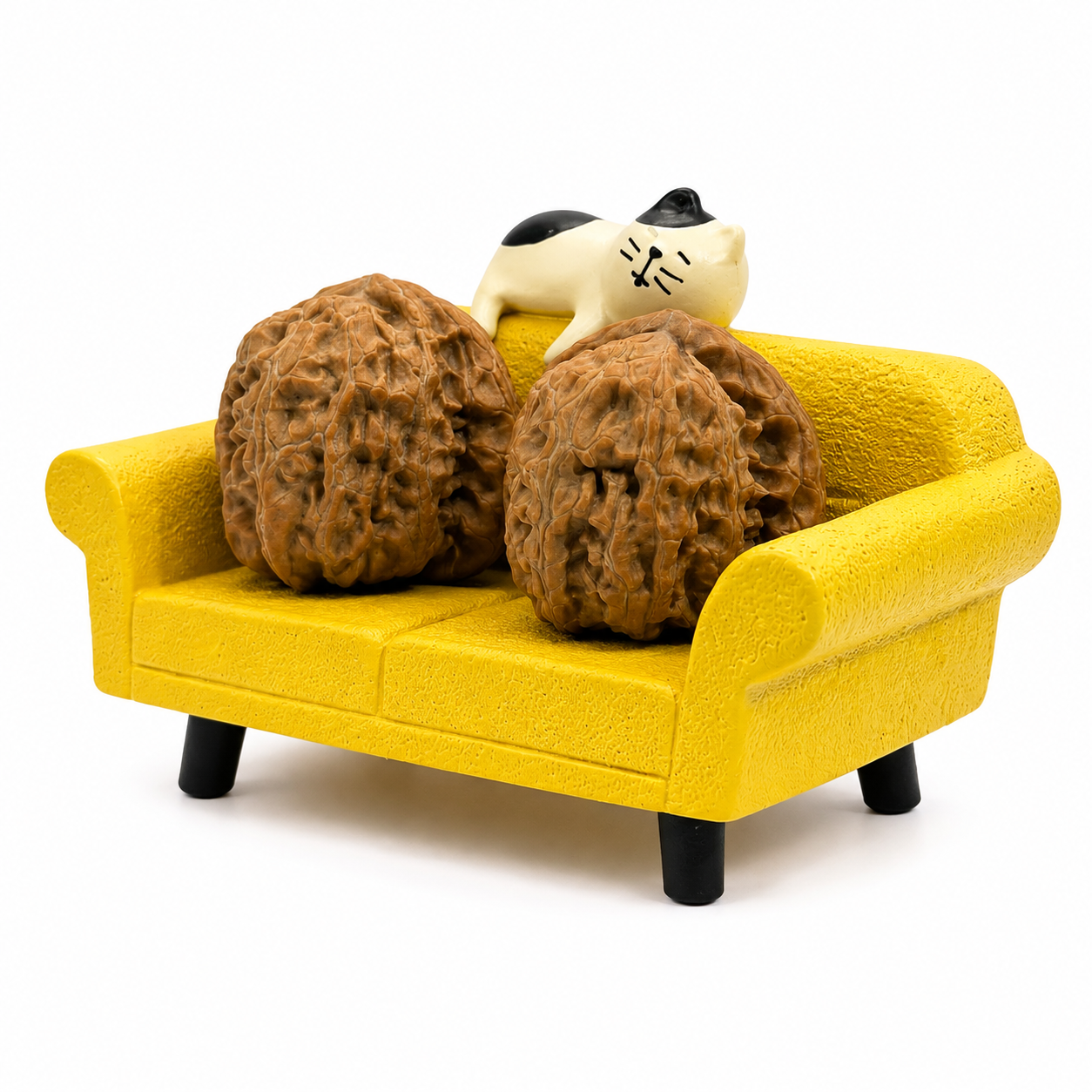 Walnut Lounge Collection | Mini Resin Display Furniture for Wenwan Walnuts