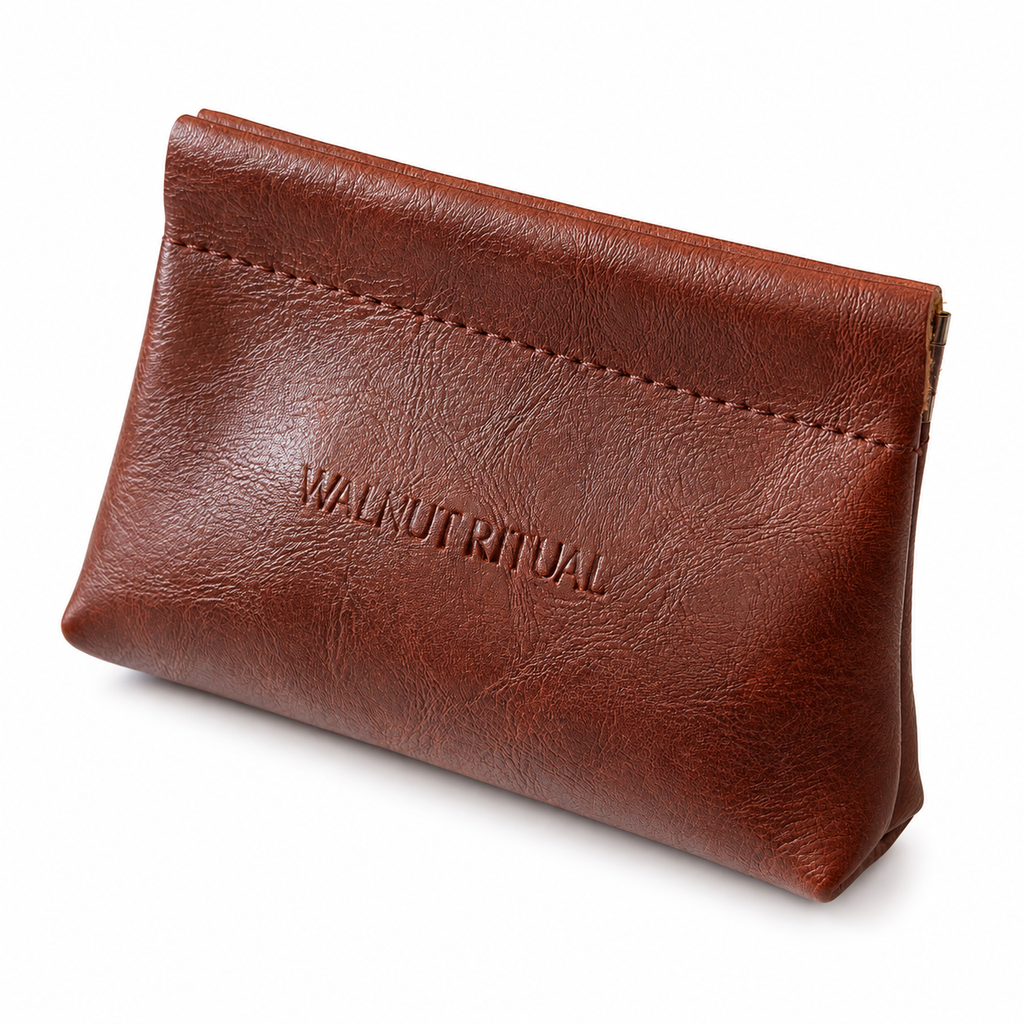 Walnut Ritual Leather Pouch