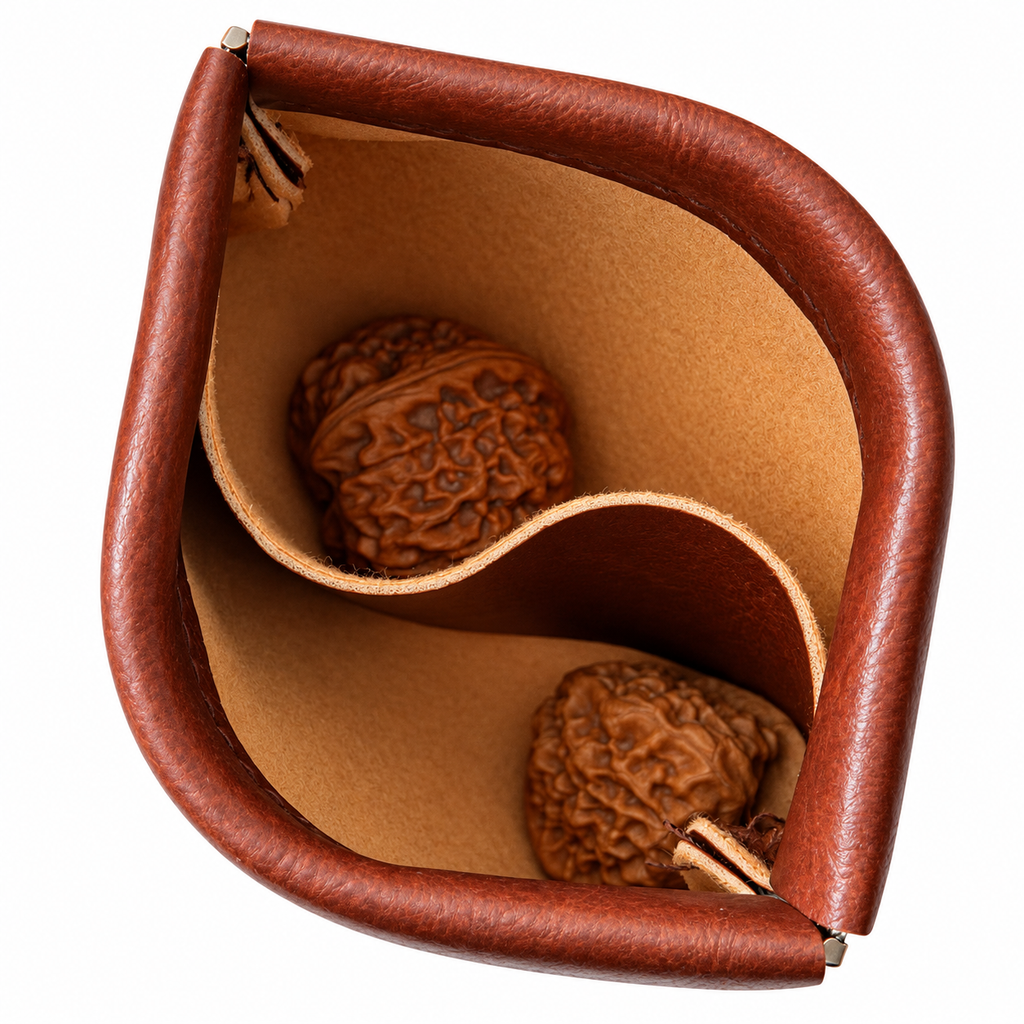 Walnut Ritual Leather Pouch