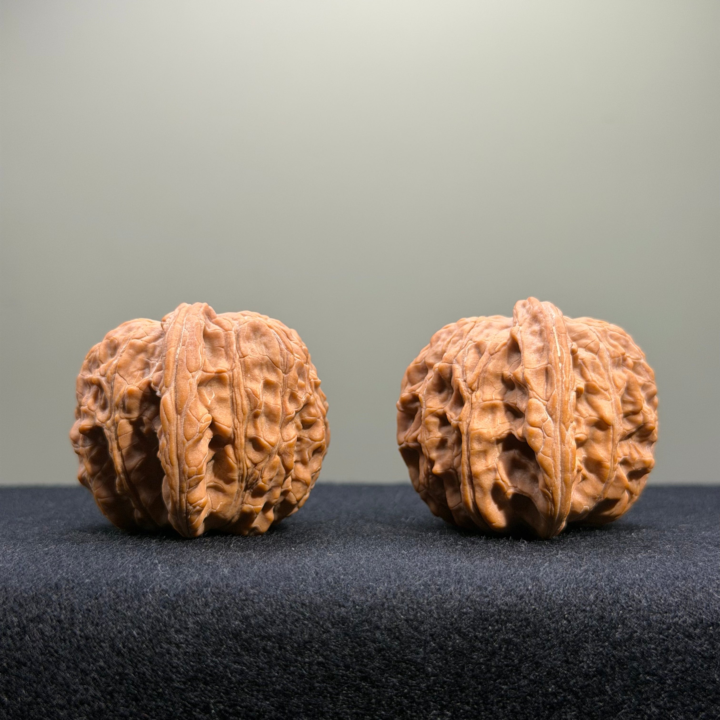 Butterfly Shaped · Millstone Wenwan Walnut · 39mm · Natural · Select Ritual