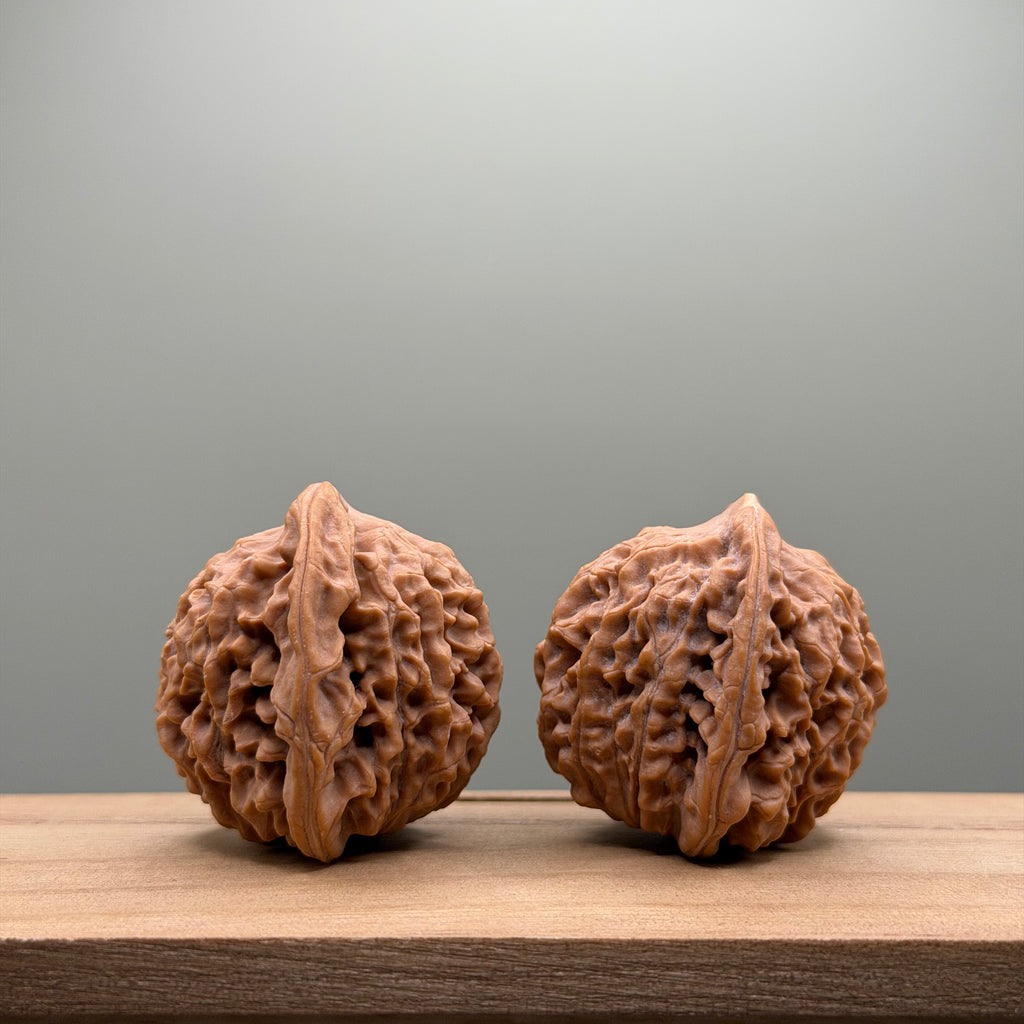 Eight-Faced Buddha Lion Head Walnut