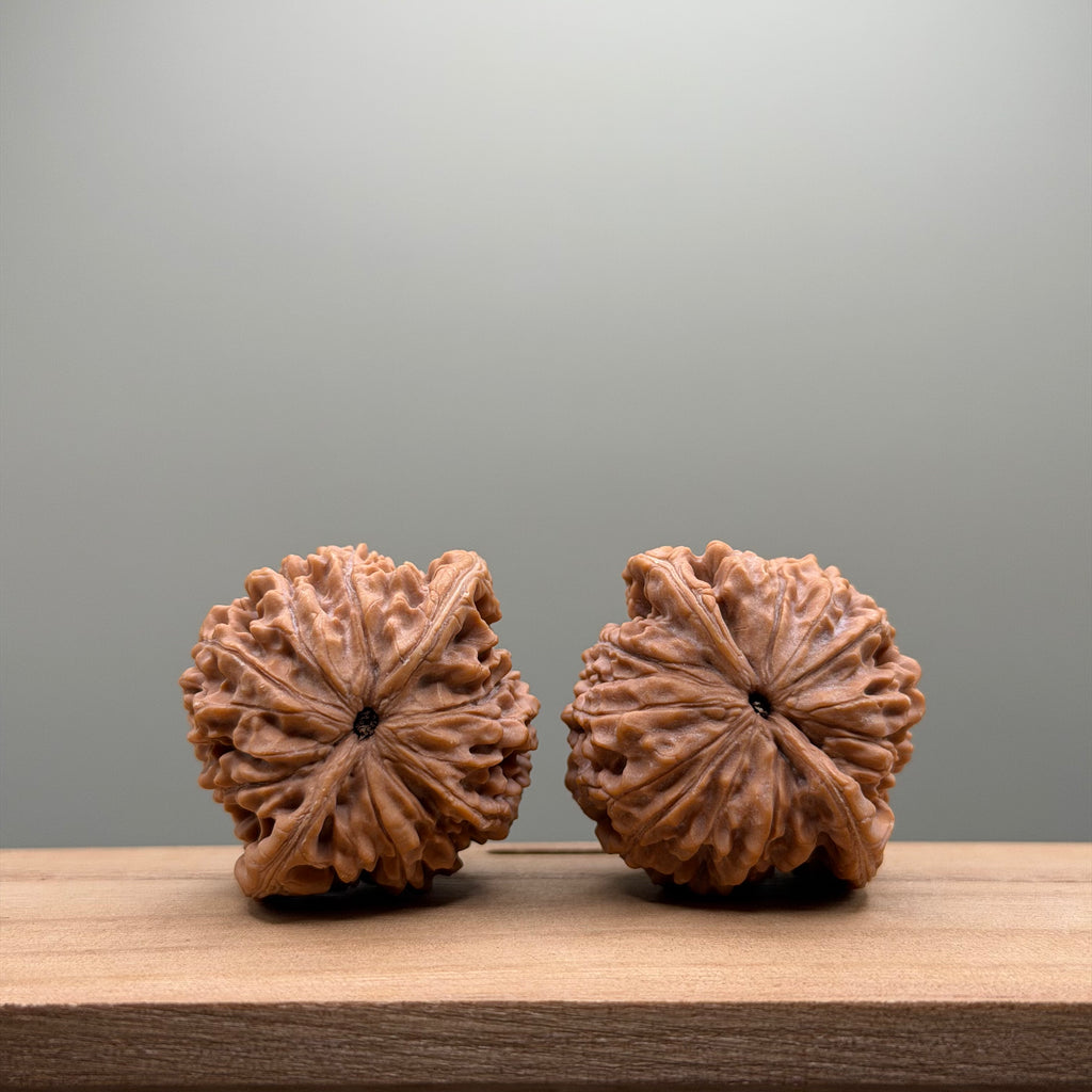 Eight-Faced Buddha Lion Head Walnut