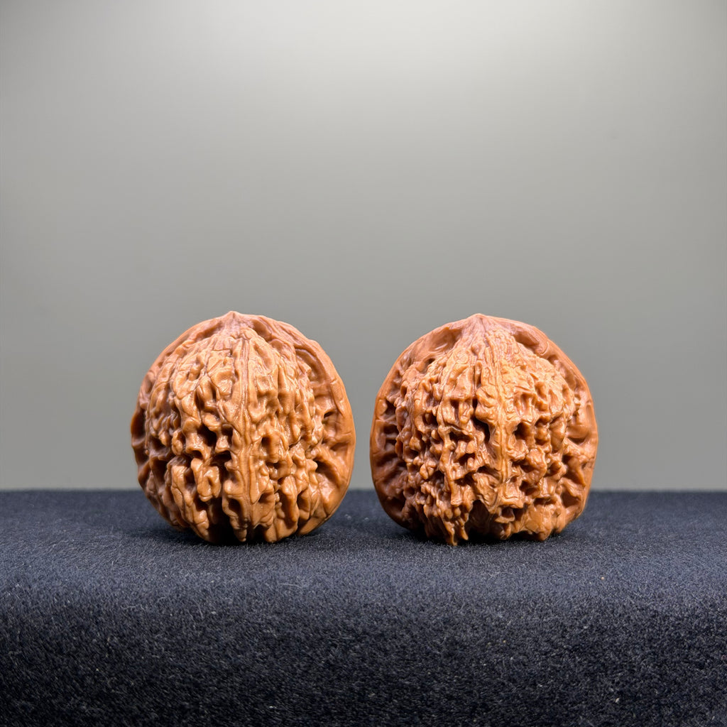 Nanjiang Stone Wenwan Walnut · 36mm · Select Ritual