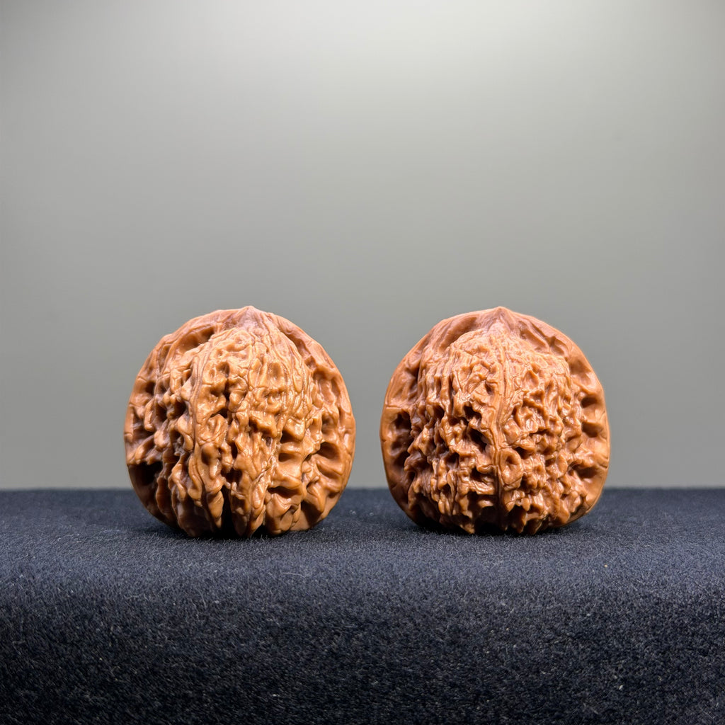 Nanjiang Stone Wenwan Walnut · 36mm · Select Ritual