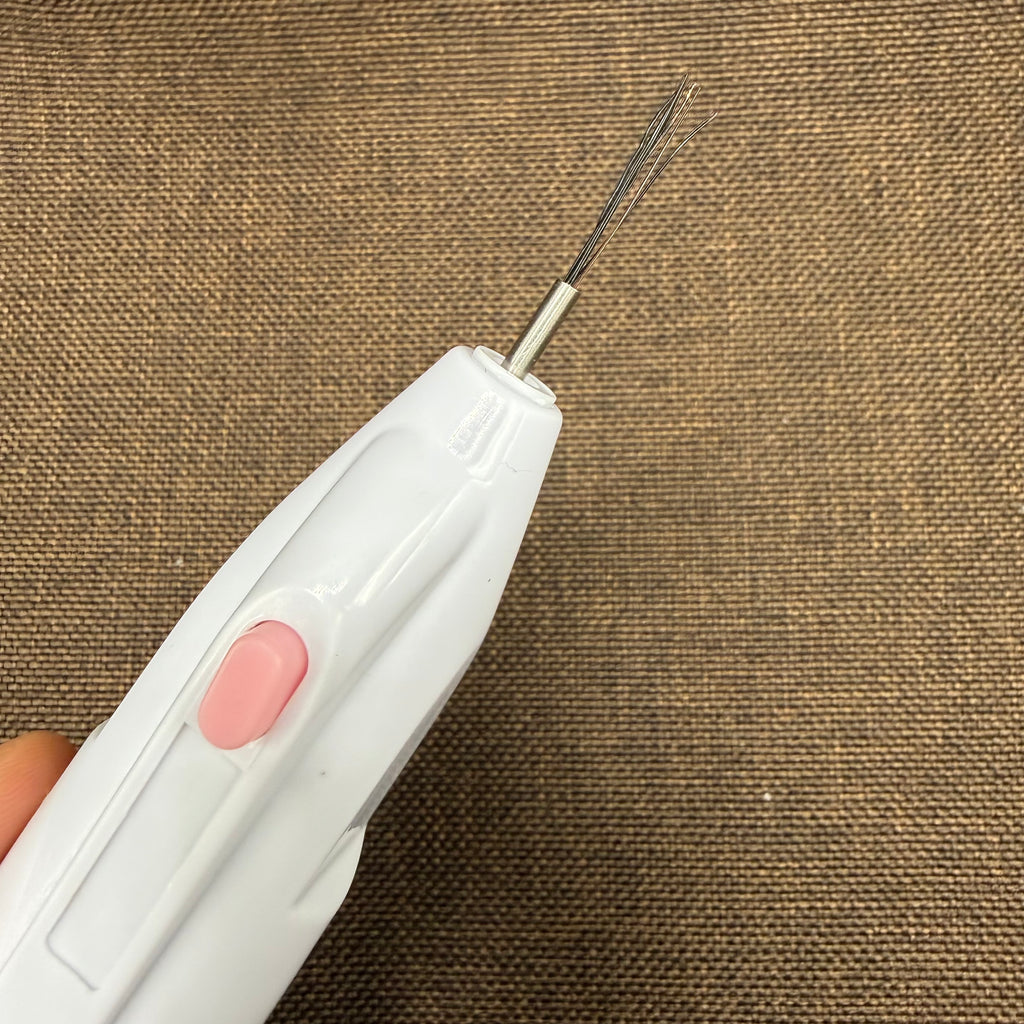 Electric Walnut Crevice Cleaning Pen (With 3 Brush Types)