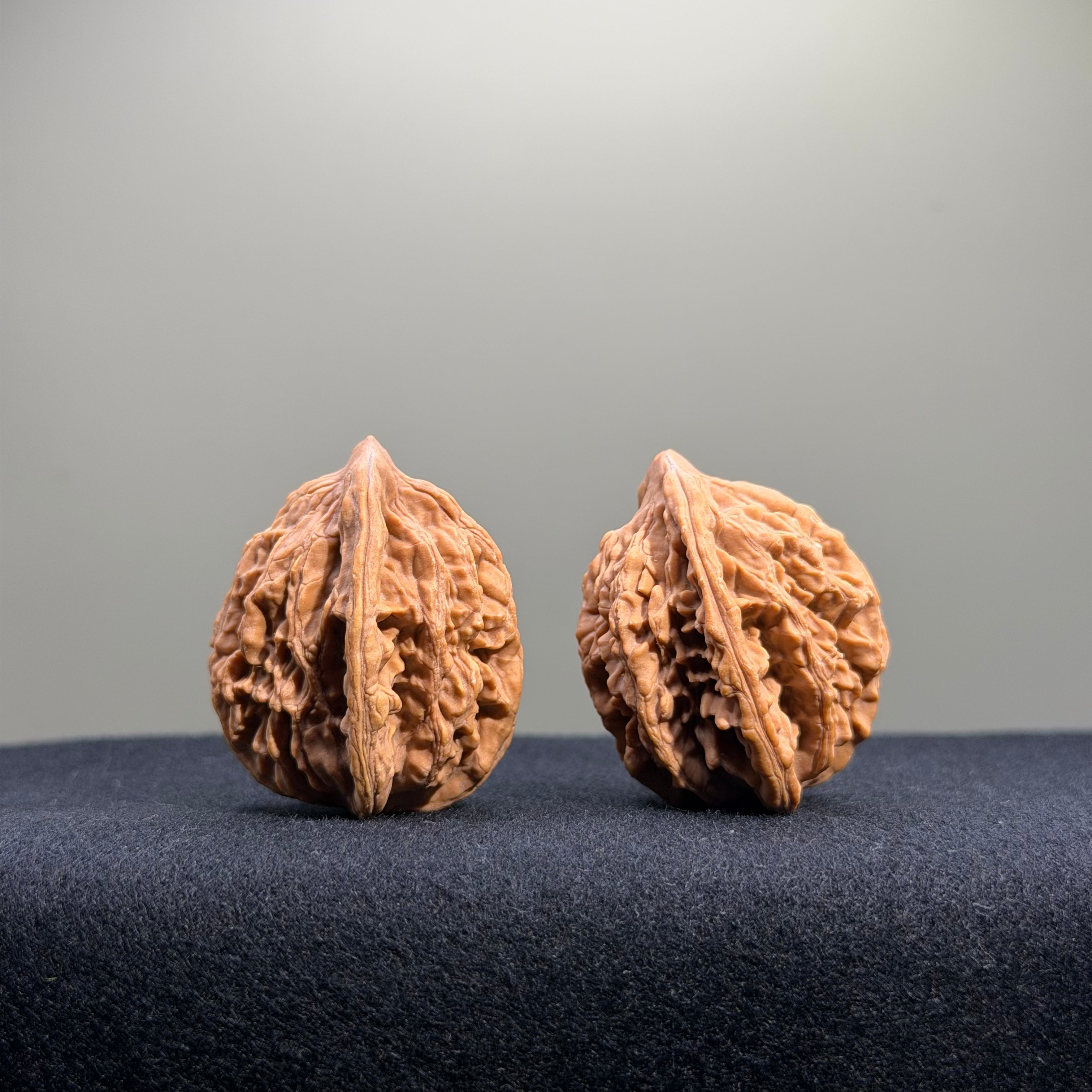 Wheat Ear Tiger Head Wenwan Walnut · 32mm · Natural · Entry Ritual