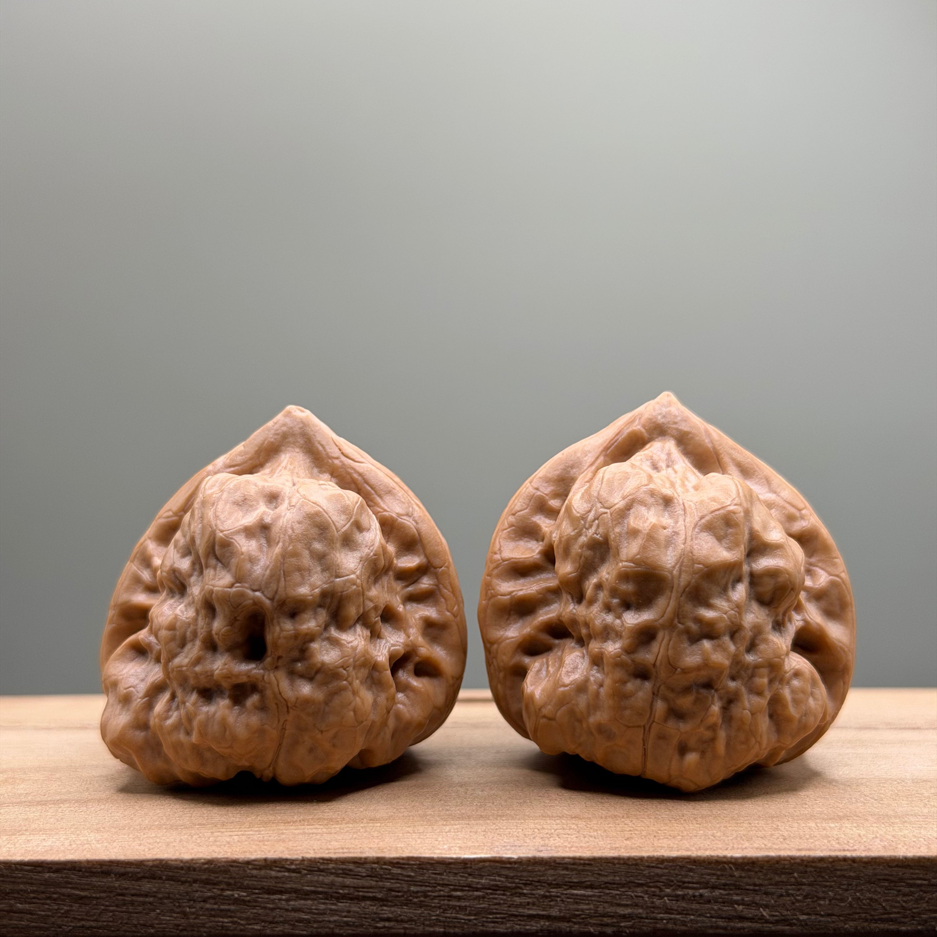 Ancient Python Toad Head Wenwan Walnut