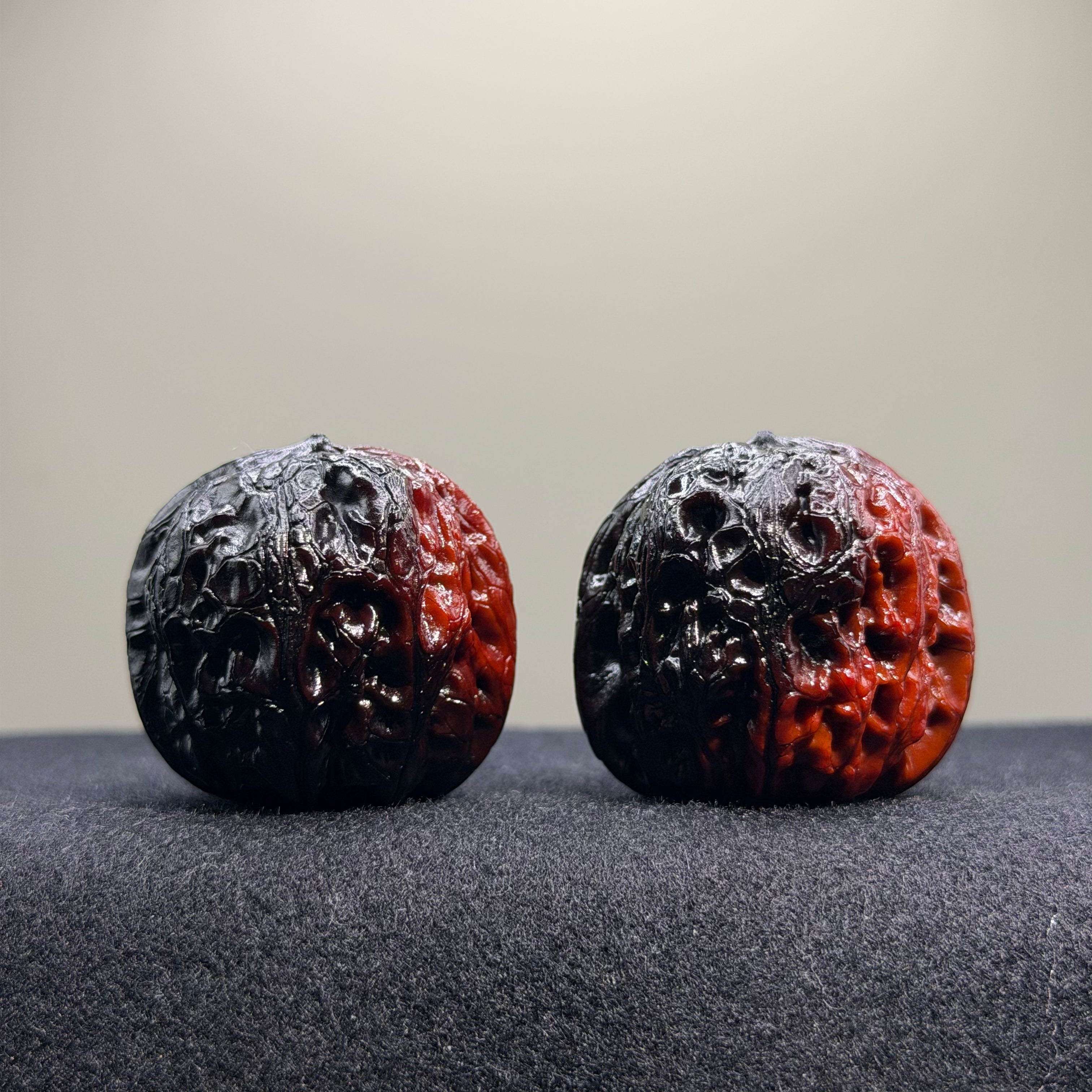 Ghost Rider · Ingot Ground Buried Wenwan Walnut · 37mm · Select Ritual
