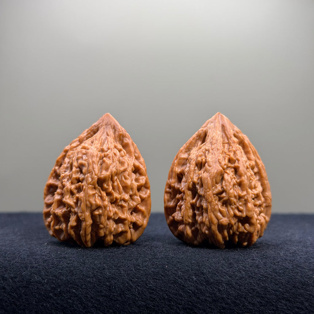 Tower Tip Chicken Heart Wenwan Walnut · 32mm · Premium Ritual