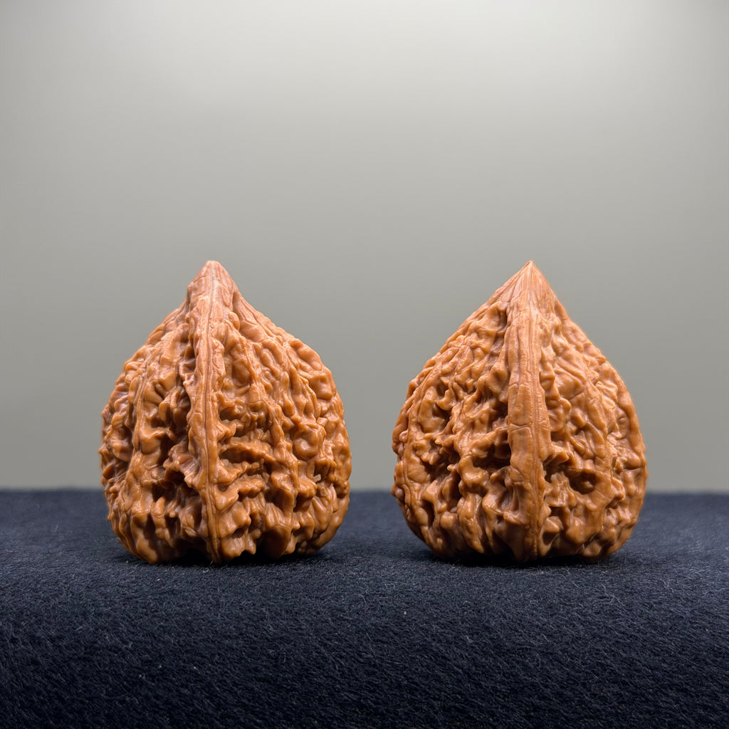 Tower Tip Chicken Heart Wenwan Walnut · 32mm · Premium Ritual