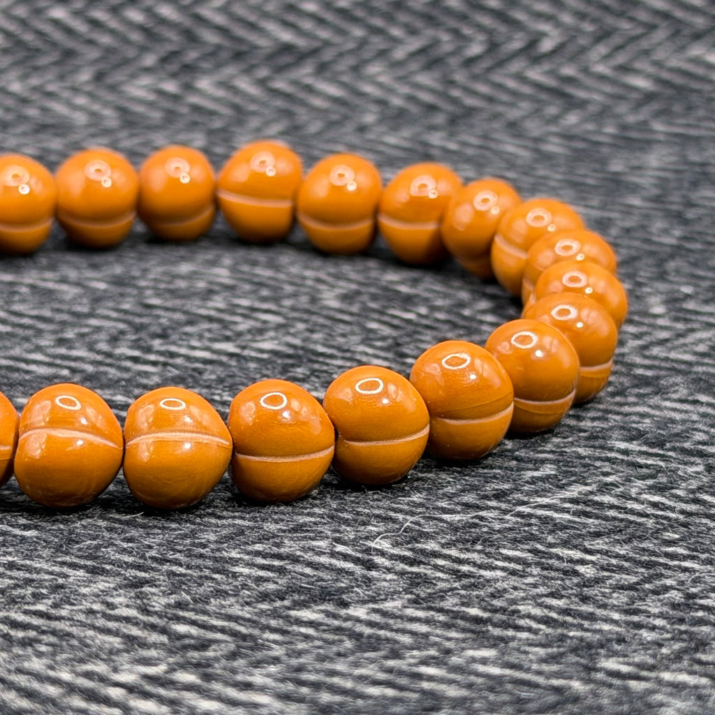 Peach Base Monkey Head Wenwan Bracelet