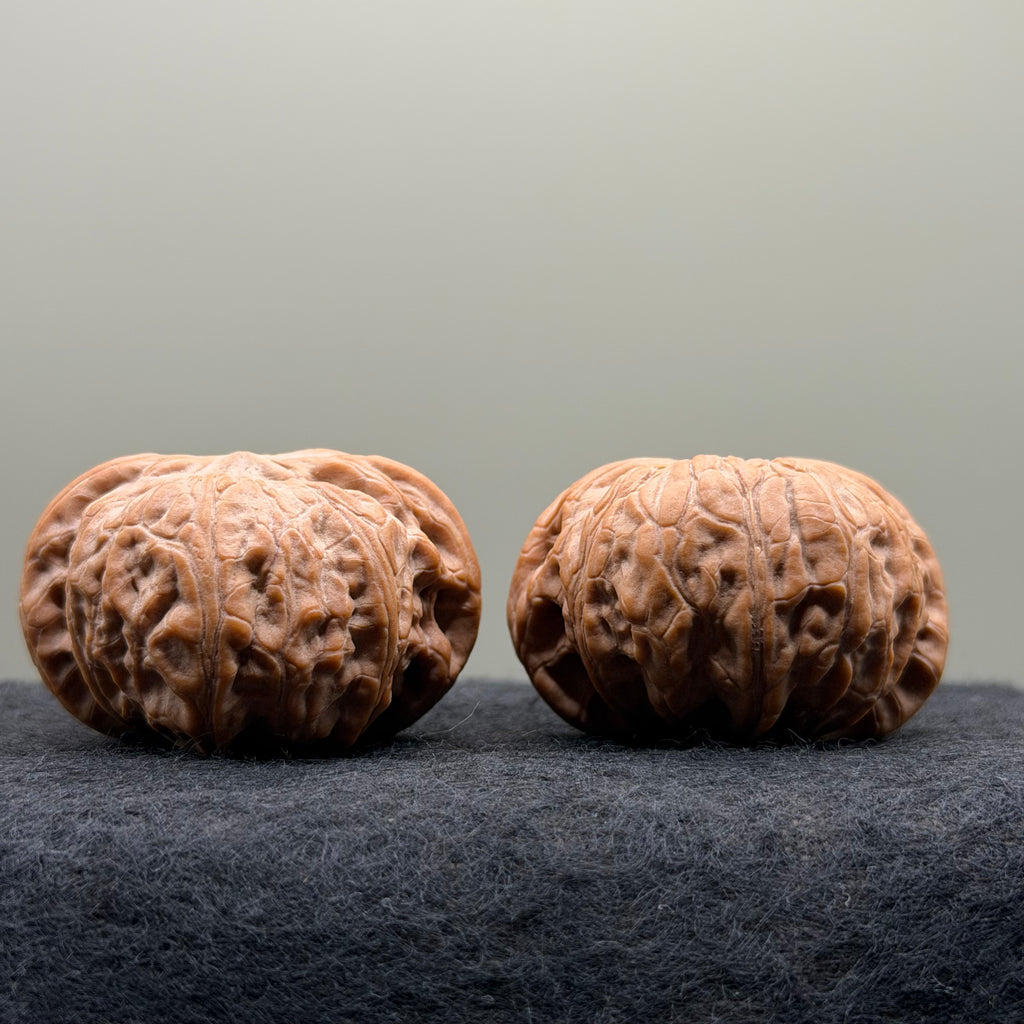 War Drum Lion Head Wenwan Walnut