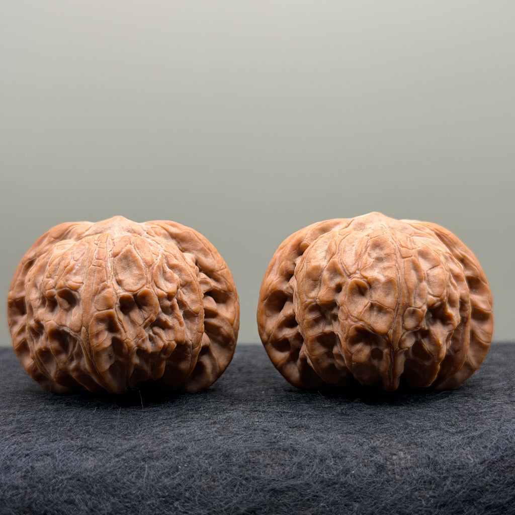 War Drum Lion Head Wenwan Walnut
