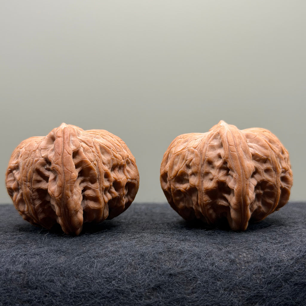 War Drum Lion Head Wenwan Walnut