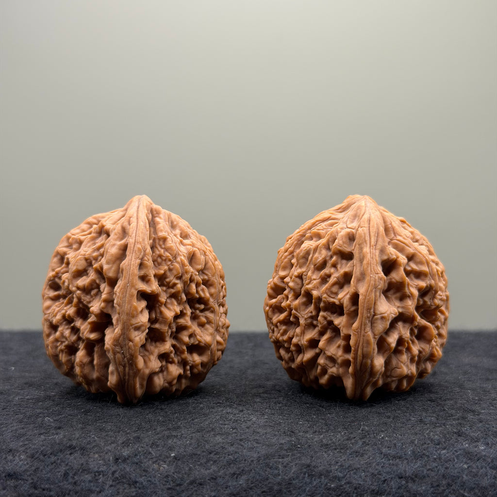 NanJiang Stone Lion Head Wenwan Walnut