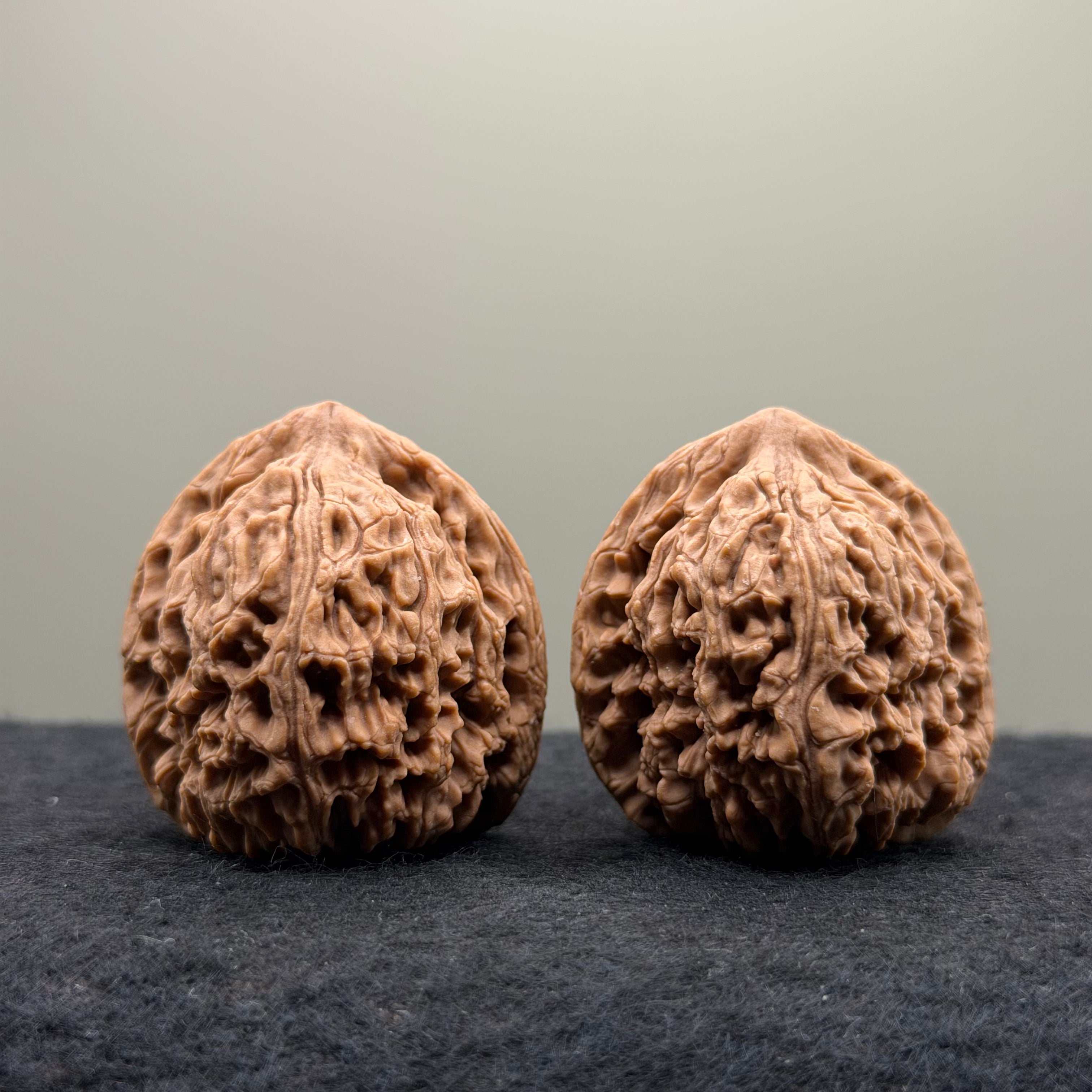 Nanjiang Stone Lion Head Wenwan Walnut