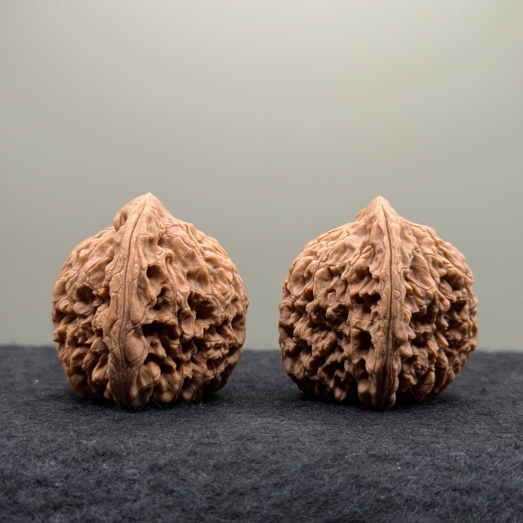 Nanjiang Stone Lion Head Wenwan Walnut