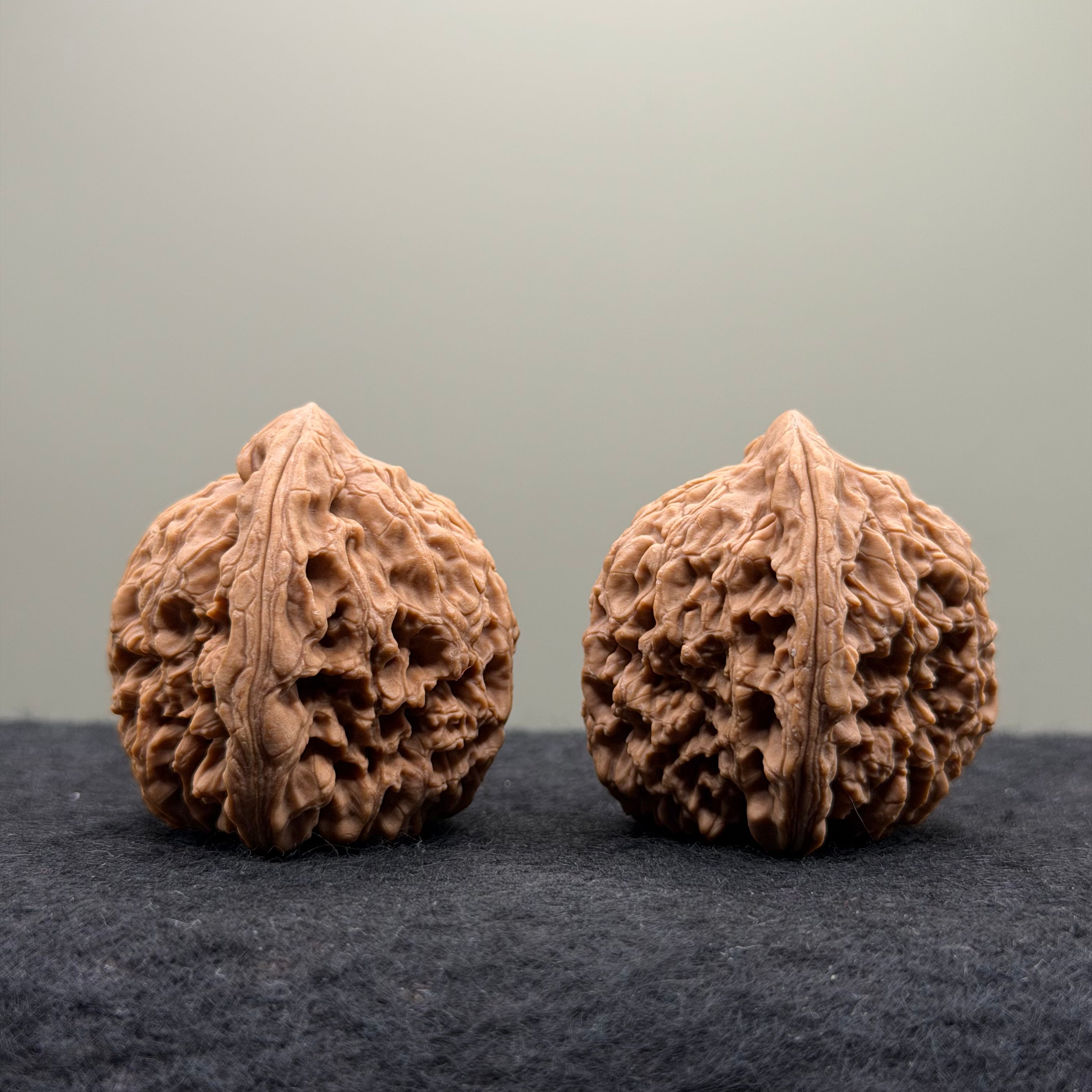 Nanjiang Stone Lion Head Wenwan Walnut
