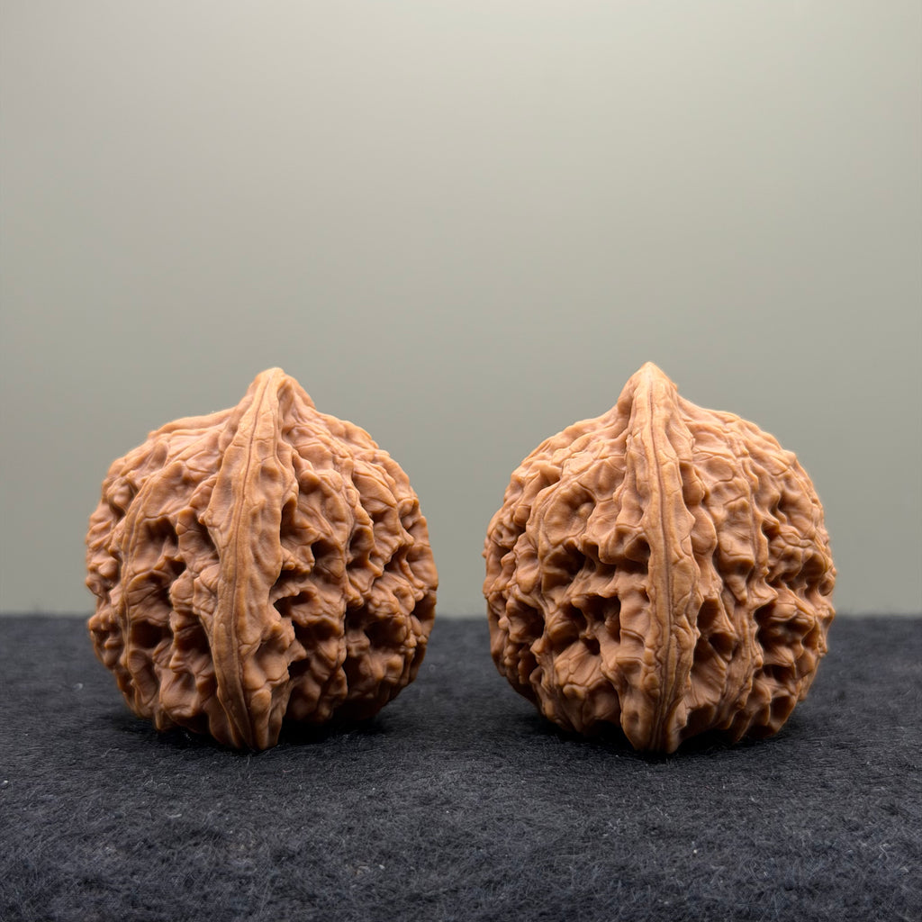 Nanjiang Stone Lion Head Wenwan Walnut