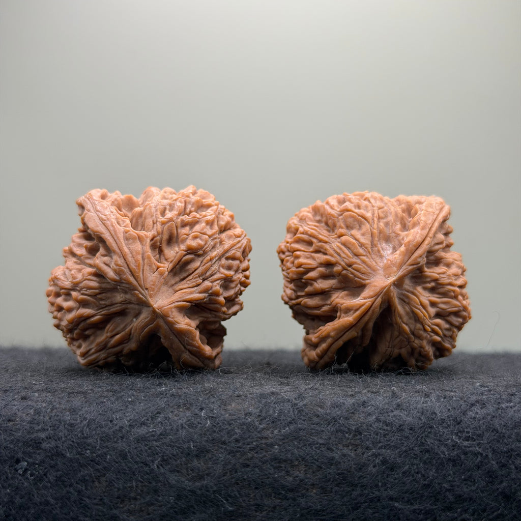 Nanjiang Stone Wenwan Walnut · 37mm · Natural · Premium Ritual