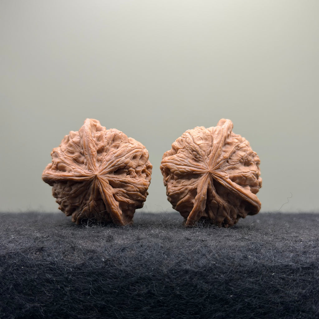 Three-Rib Wenwan Walnut · 38mm · Natural · Entry Ritual