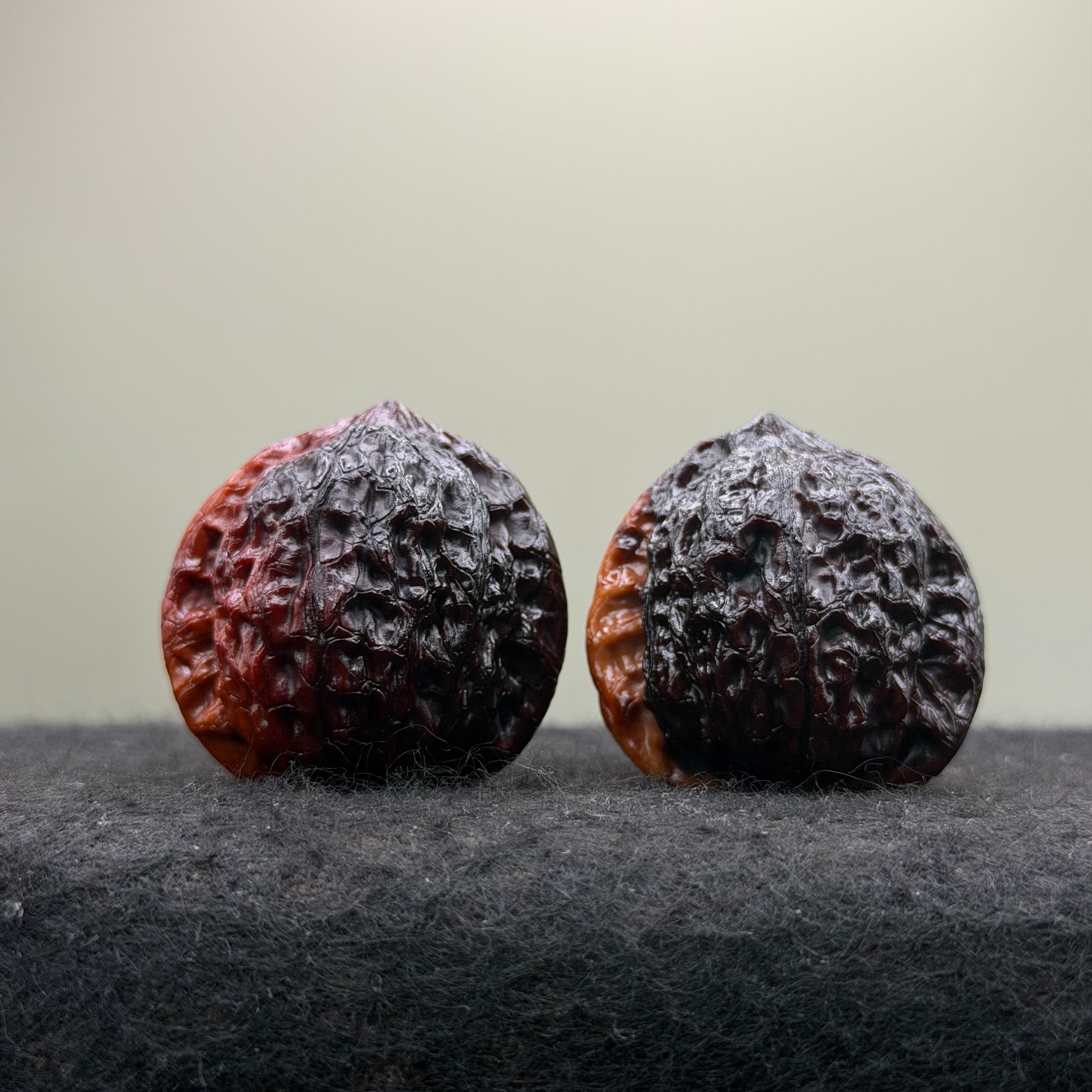 Angel & Demon Prince Hat Wenwan Walnut · 37mm · Select Ritual