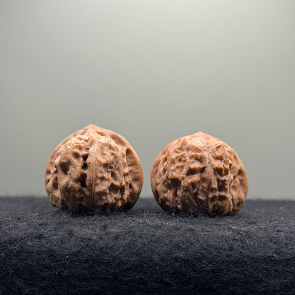 Mentougou Ingot Wenwan Walnut · 38mm · Natural · Premium Ritual