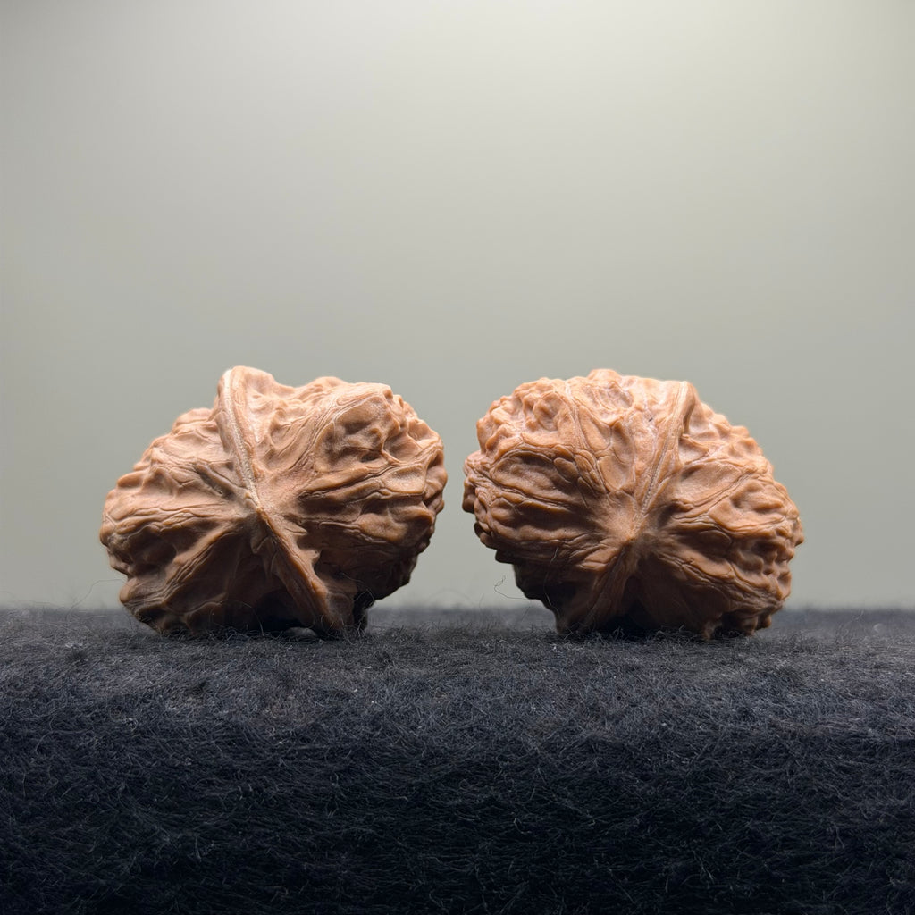 Mentougou Ingot Wenwan Walnut · 38mm · Natural · Premium Ritual