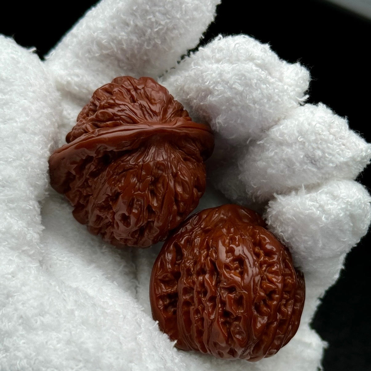 Short Plush Wenwan Gloves