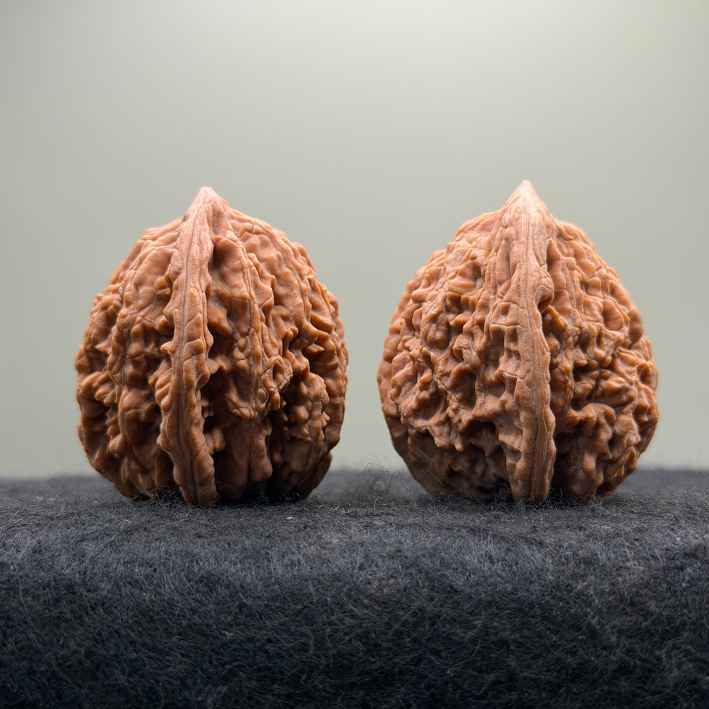 Wheat Ear Tiger Head Wenwan Walnut · 40mm · Select Ritual