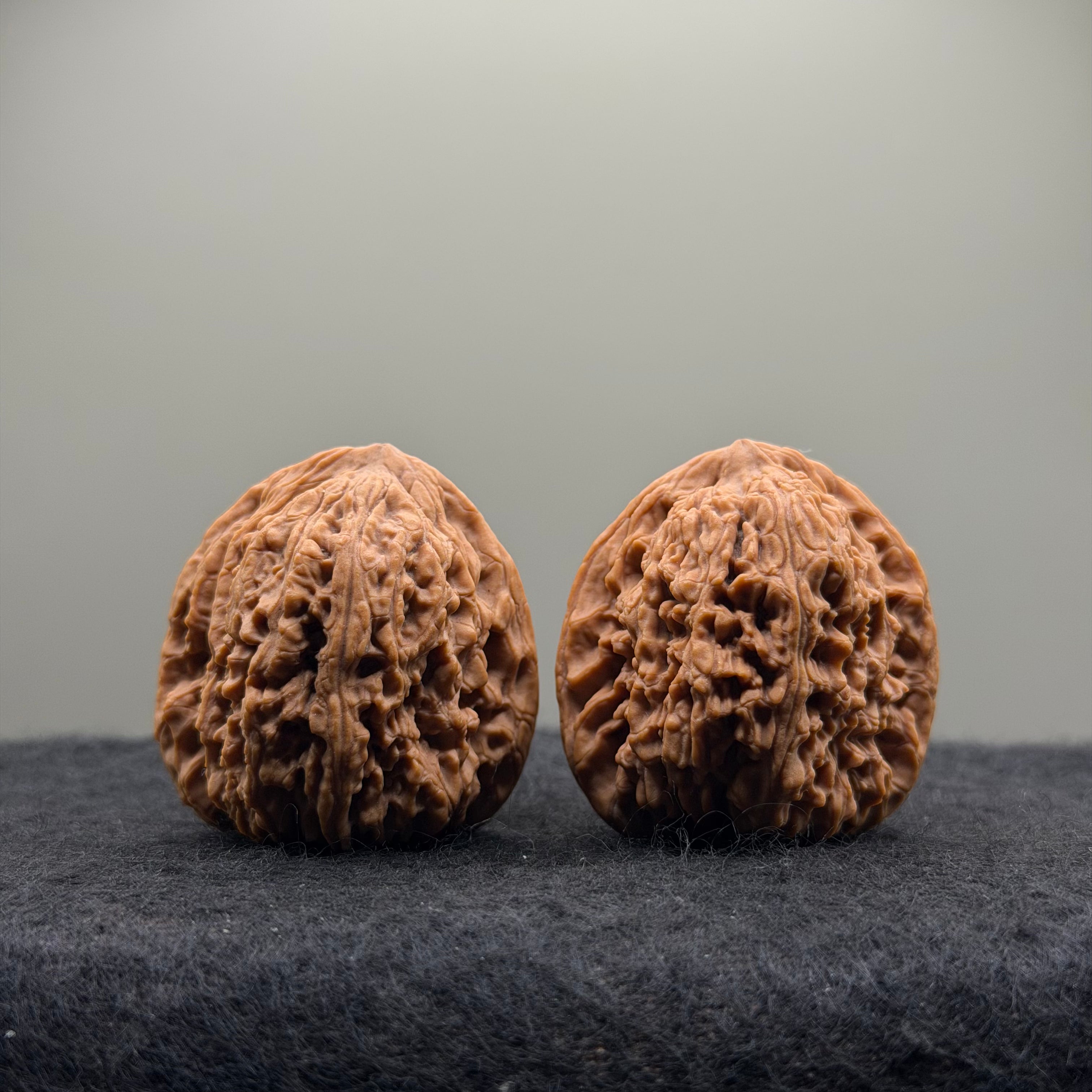 Nanjiang Stone Wenwan Walnut · 36mm · Natural · Select Ritual