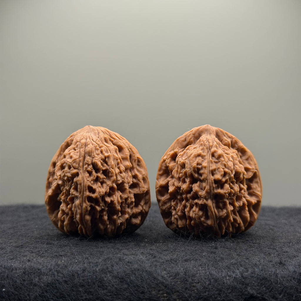 Nanjiang Stone Wenwan Walnut · 36mm · Natural · Select Ritual