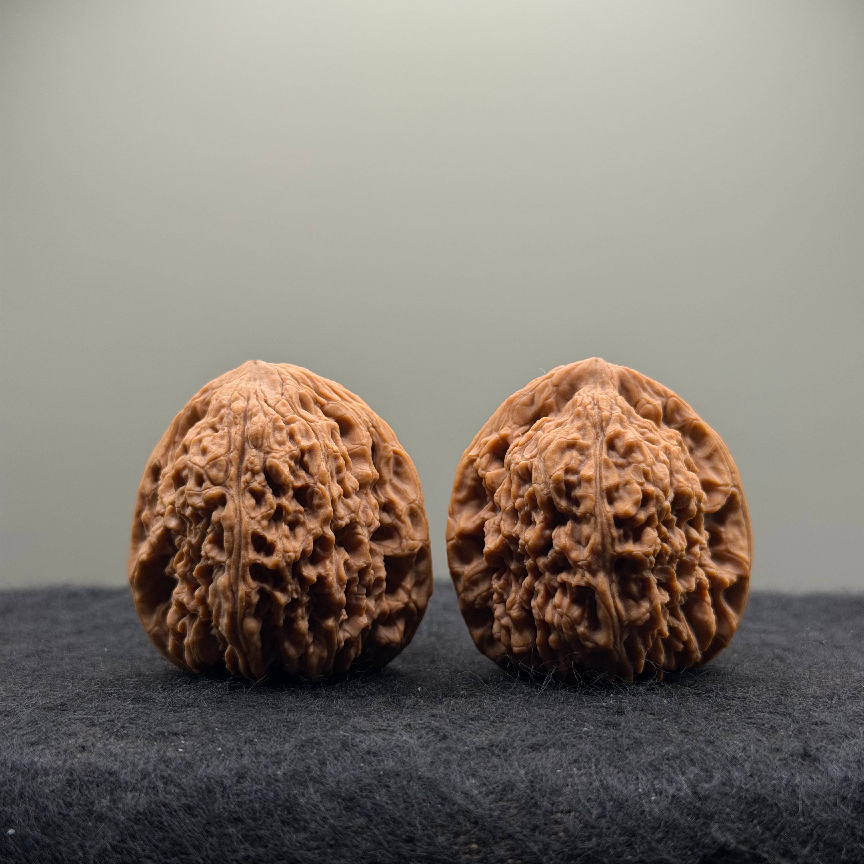 Nanjiang Stone Wenwan Walnut · 36mm · Natural · Select Ritual