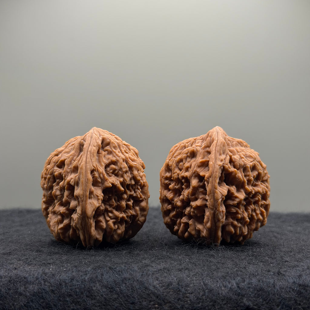 Nanjiang Stone Wenwan Walnut · 36mm · Natural · Select Ritual