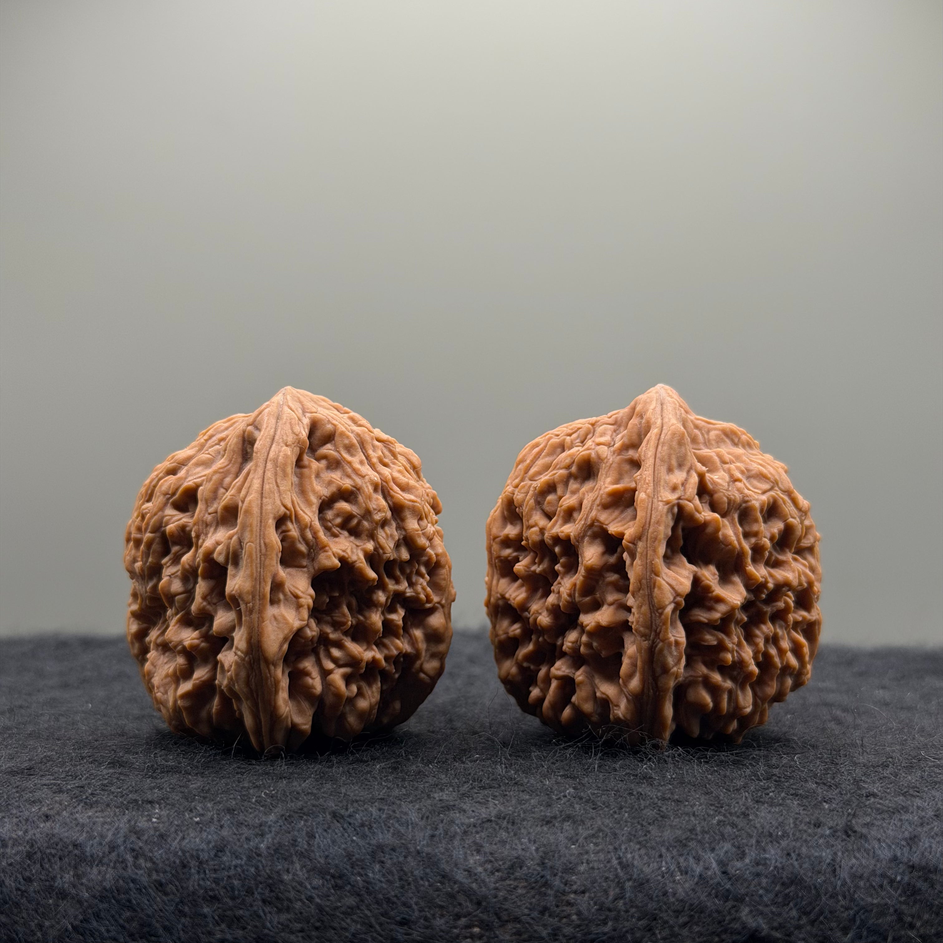 Nanjiang Stone Wenwan Walnut · 36mm · Natural · Select Ritual