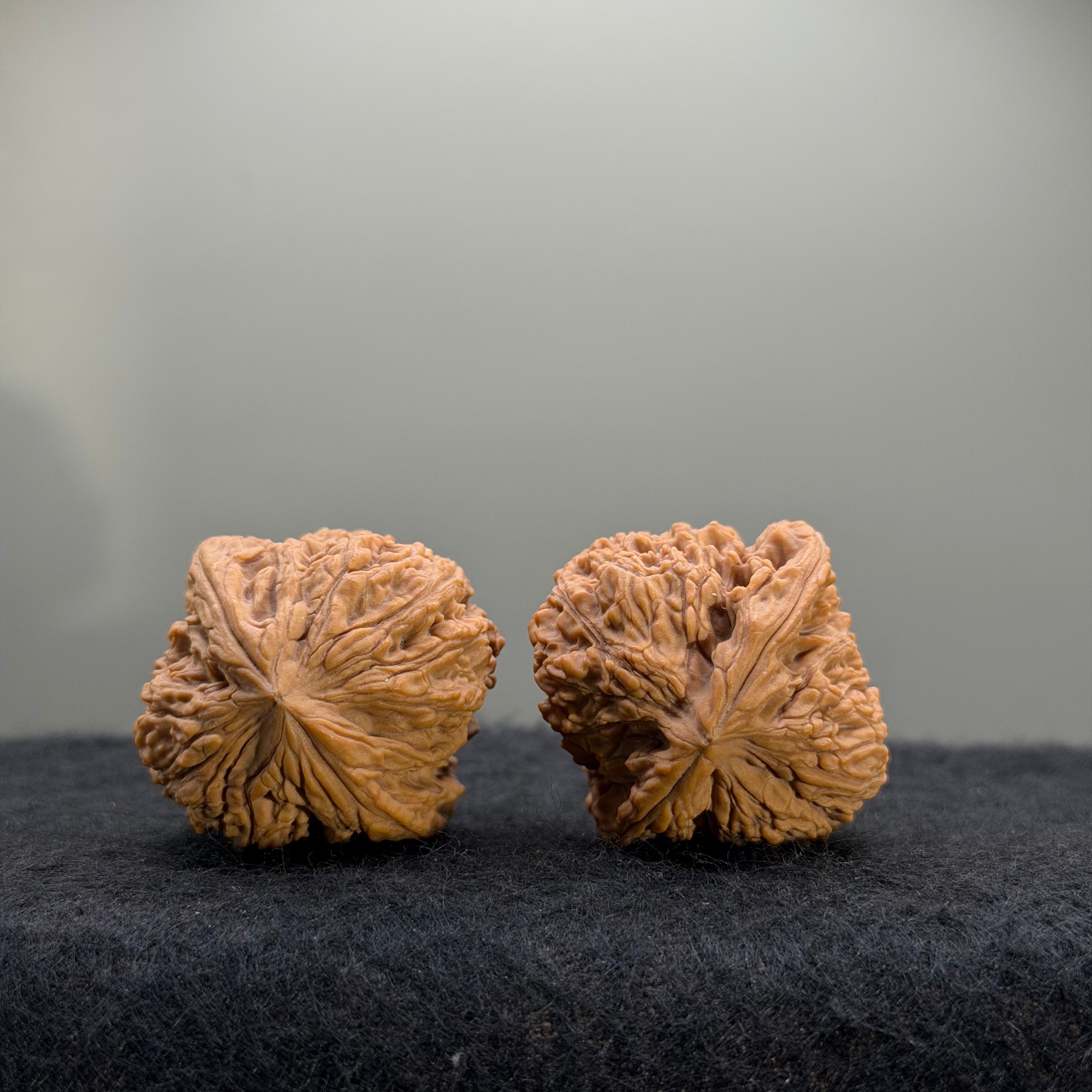 Nanjiang Stone Wenwan Walnut · 36mm · Natural · Select Ritual