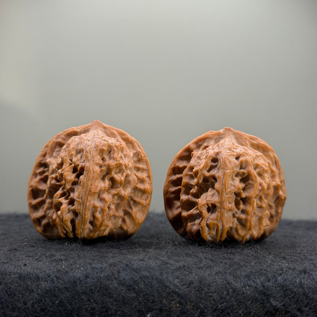 Guardian Tiger Wenwan Walnut · 37mm · Natural · Premium Ritual