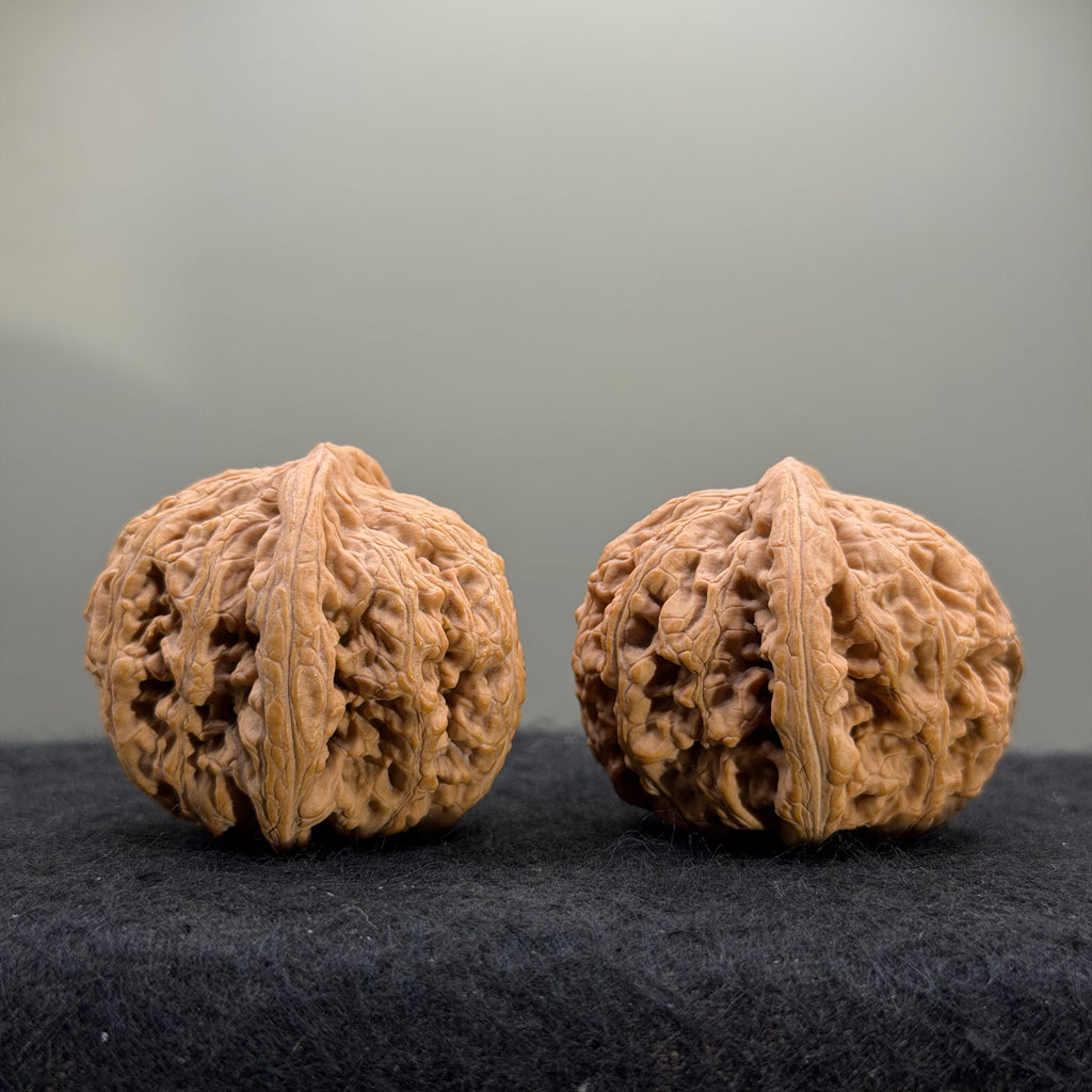 Thick Ribs Wenwan Walnut · 44mm · Natural · Entry Ritual