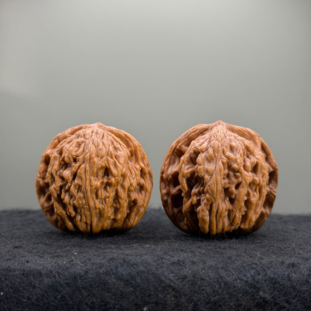 Wheat Ear Tiger Head Wenwan Walnut · 39mm · Select Ritual