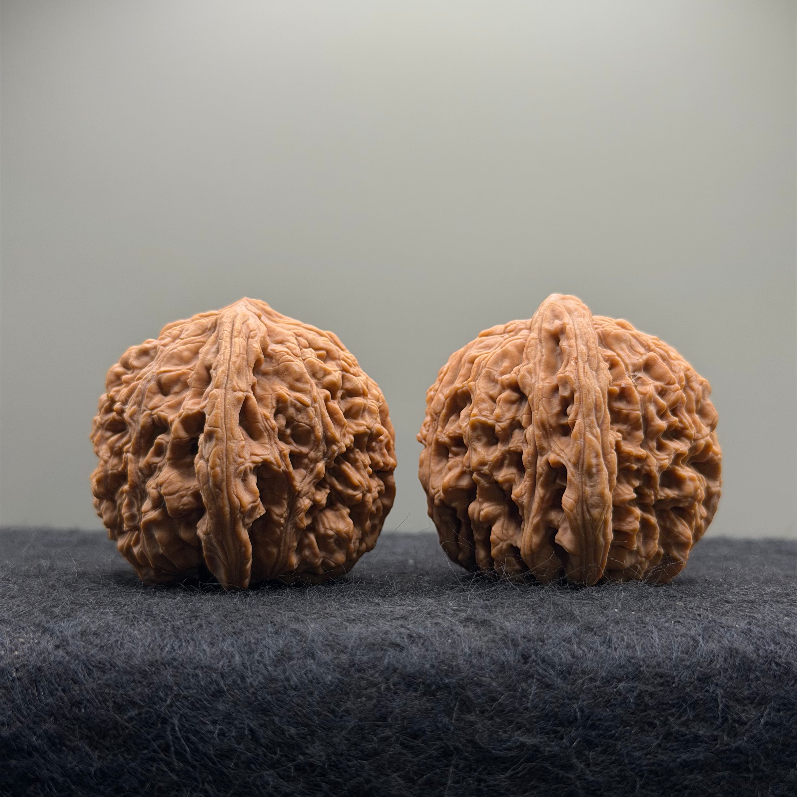 Nanjiang Stone Wenwan Walnut · 40mm · Natural · Select Ritual