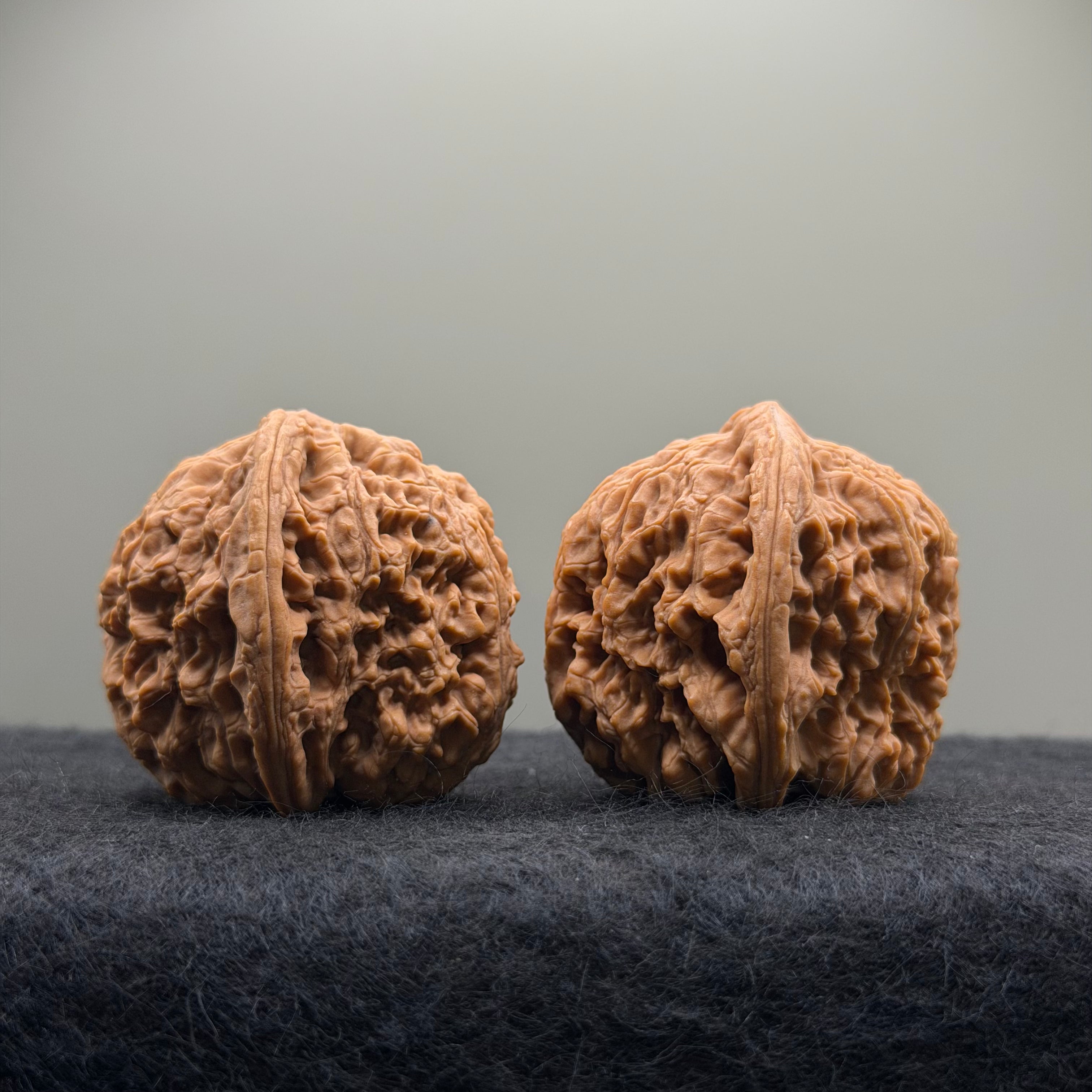 Nanjiang Stone Wenwan Walnut · 40mm · Natural · Select Ritual