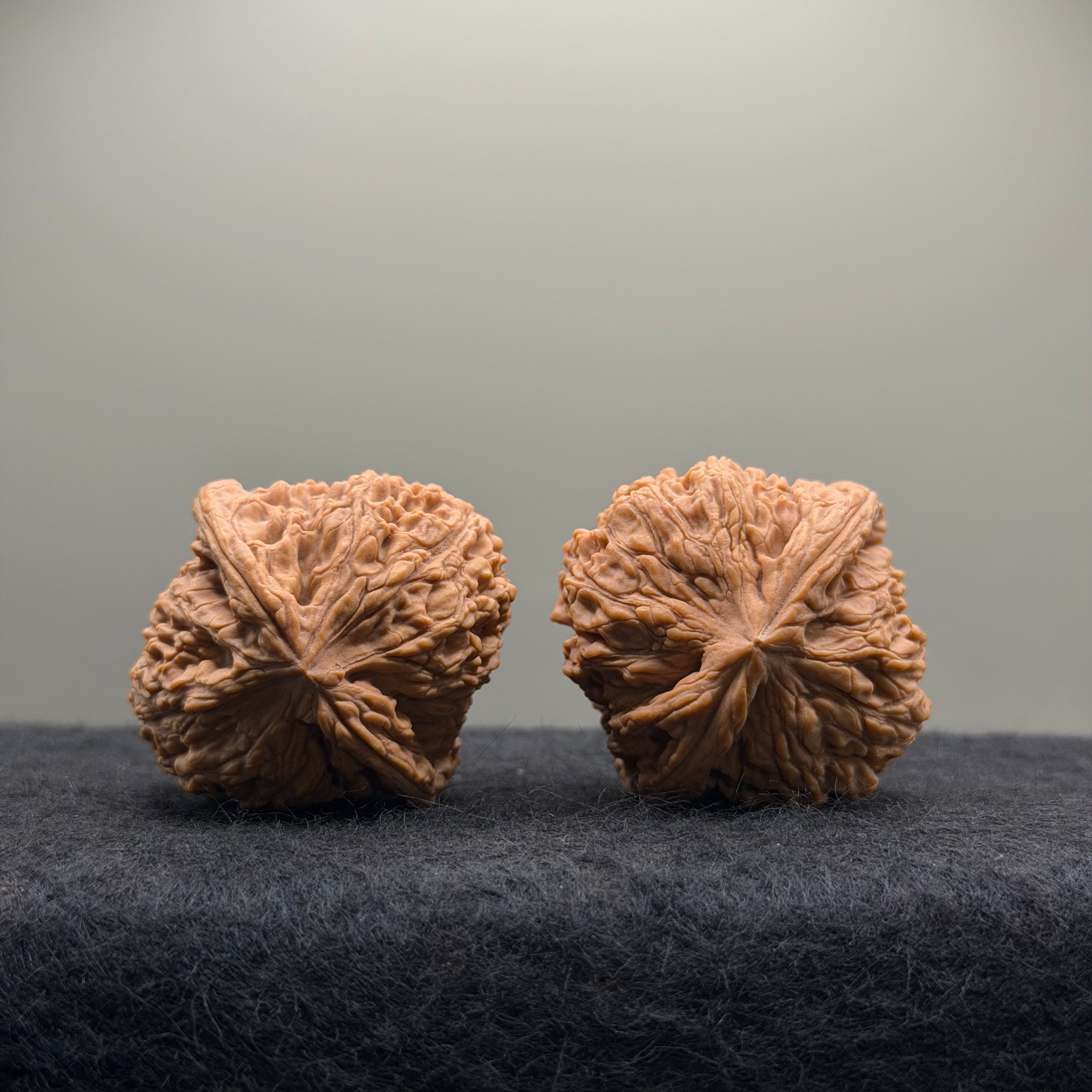 Nanjiang Stone Wenwan Walnut · 40mm · Natural · Select Ritual