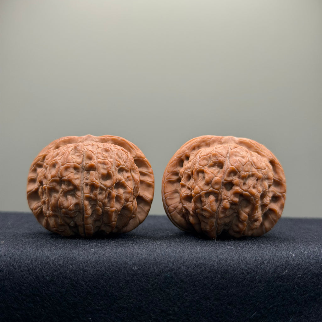 Blood Kirin Wenwan Walnut  · 40mm · Natural · Premium Ritual