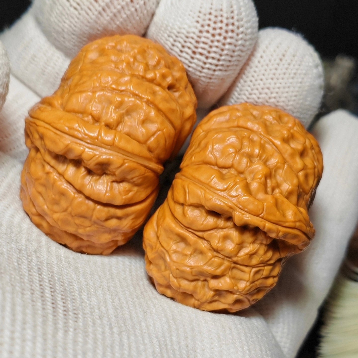 Giant Pumpkin Wenwan Walnut · 42mm · Natural · Sourcing Pick
