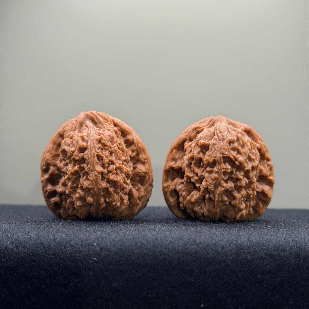 Nanjiang Stone Wenwan Walnut · 37mm · Natural · Select Ritual