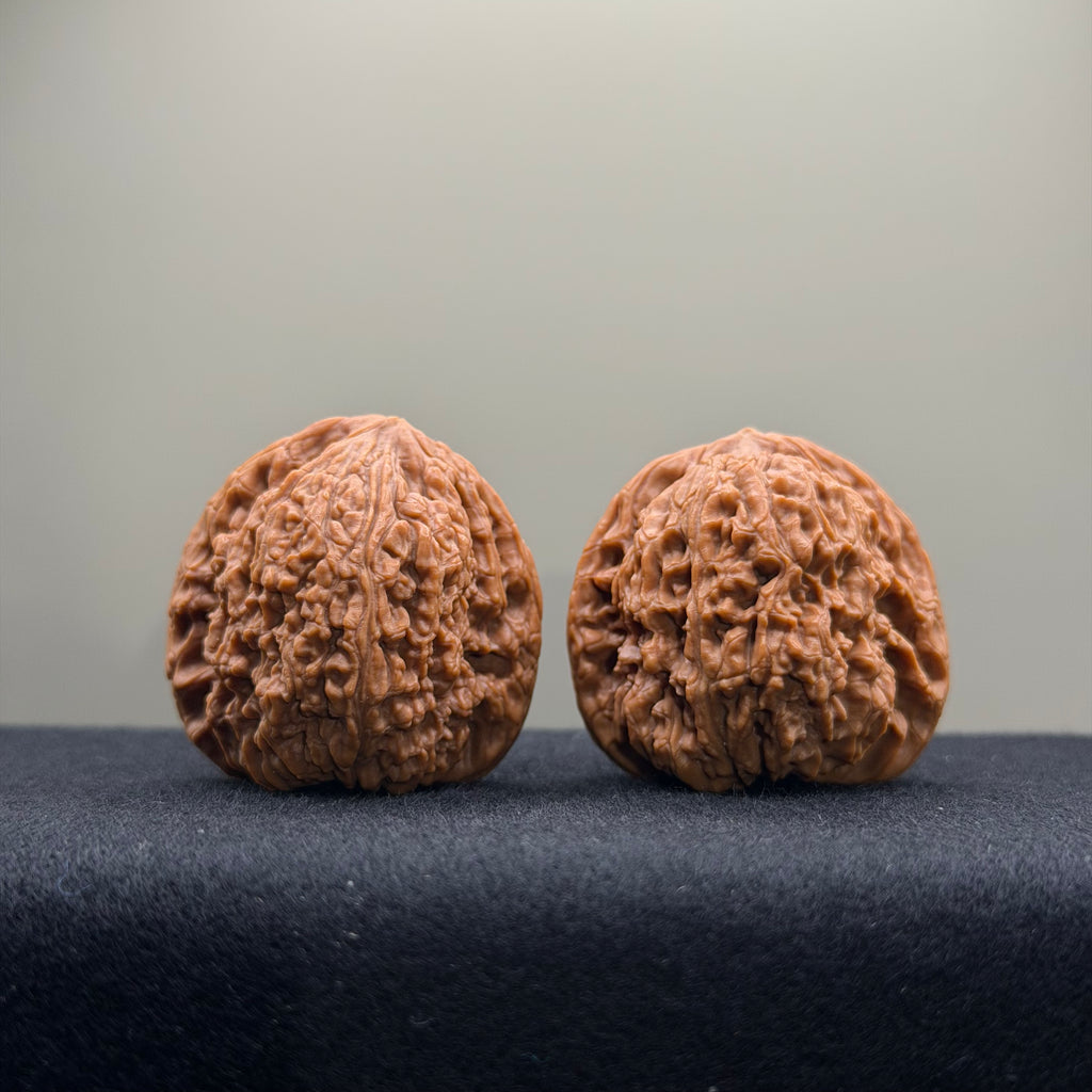 Nanjiang Stone Wenwan Walnut · 37mm · Natural · Select Ritual
